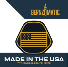 Bernzomatic TS8000 flame adjustment knob visible for precise control benefit: tailored flame size