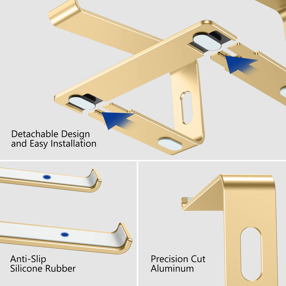 BESIGN LS03 folded flat for storage to save desk space and travel easily