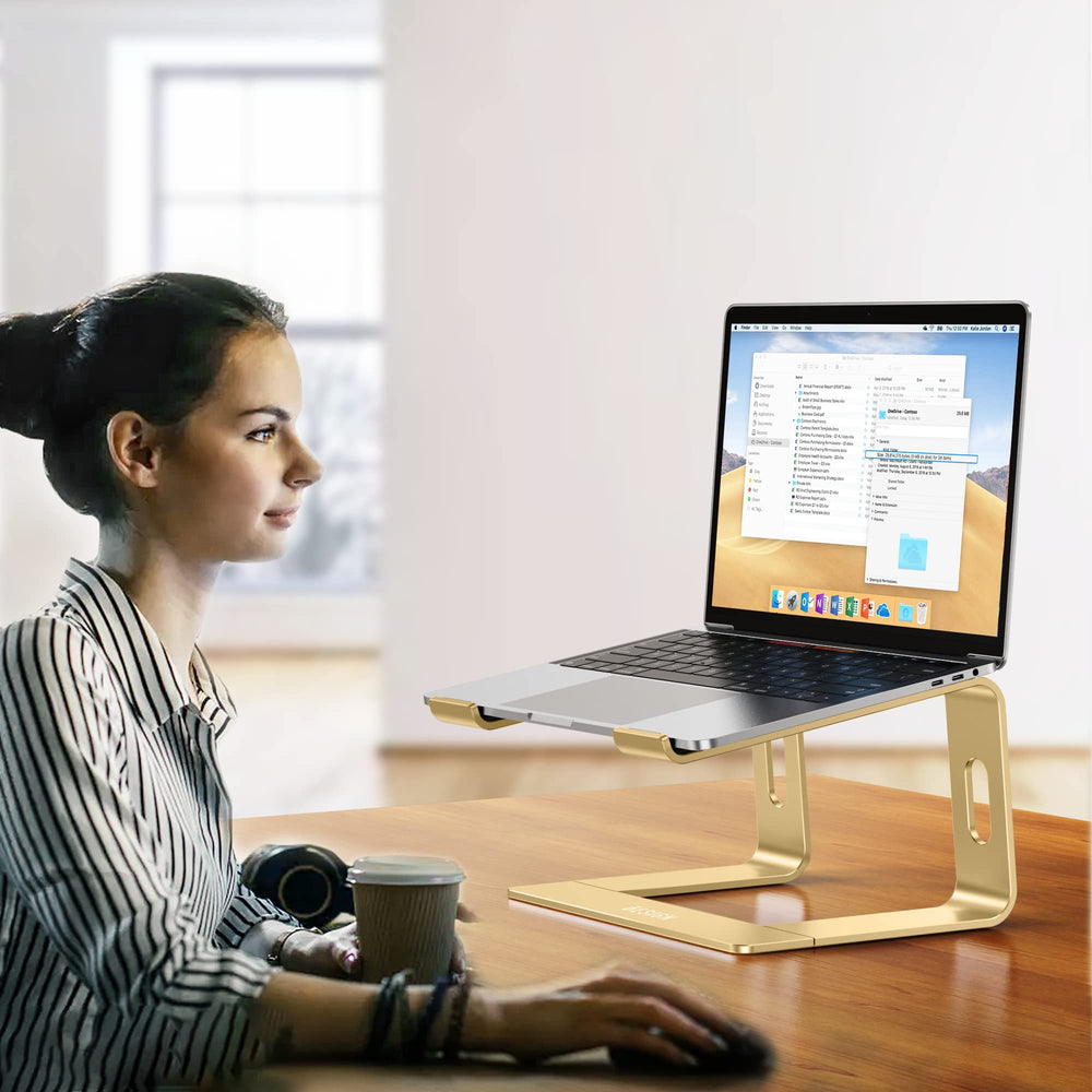 BESIGN LS03 lifestyle setup on desk improving ergonomics and organization