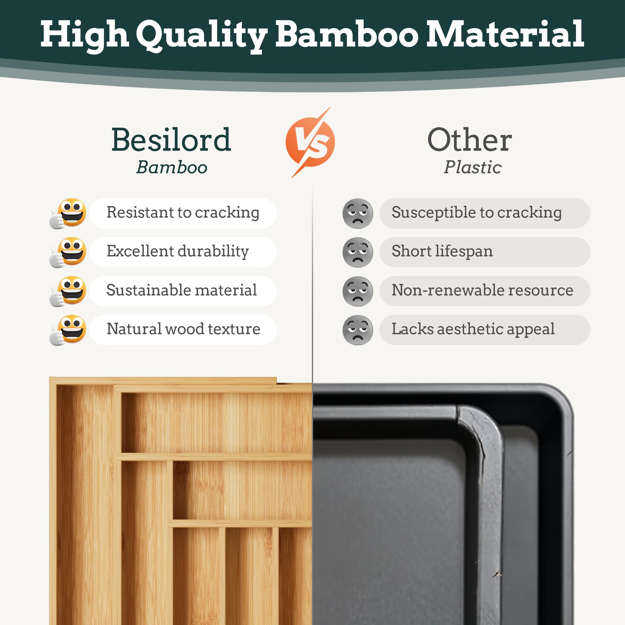 Besilord holding large utensils like spatulas and ladles showing versatility benefit