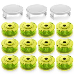Bessport front packaging showing 12 spools and three caps, quick replacement benefit