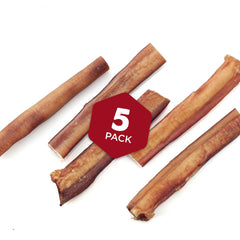 Best Bully Sticks close-up of thick beef texture highlighting durability benefit