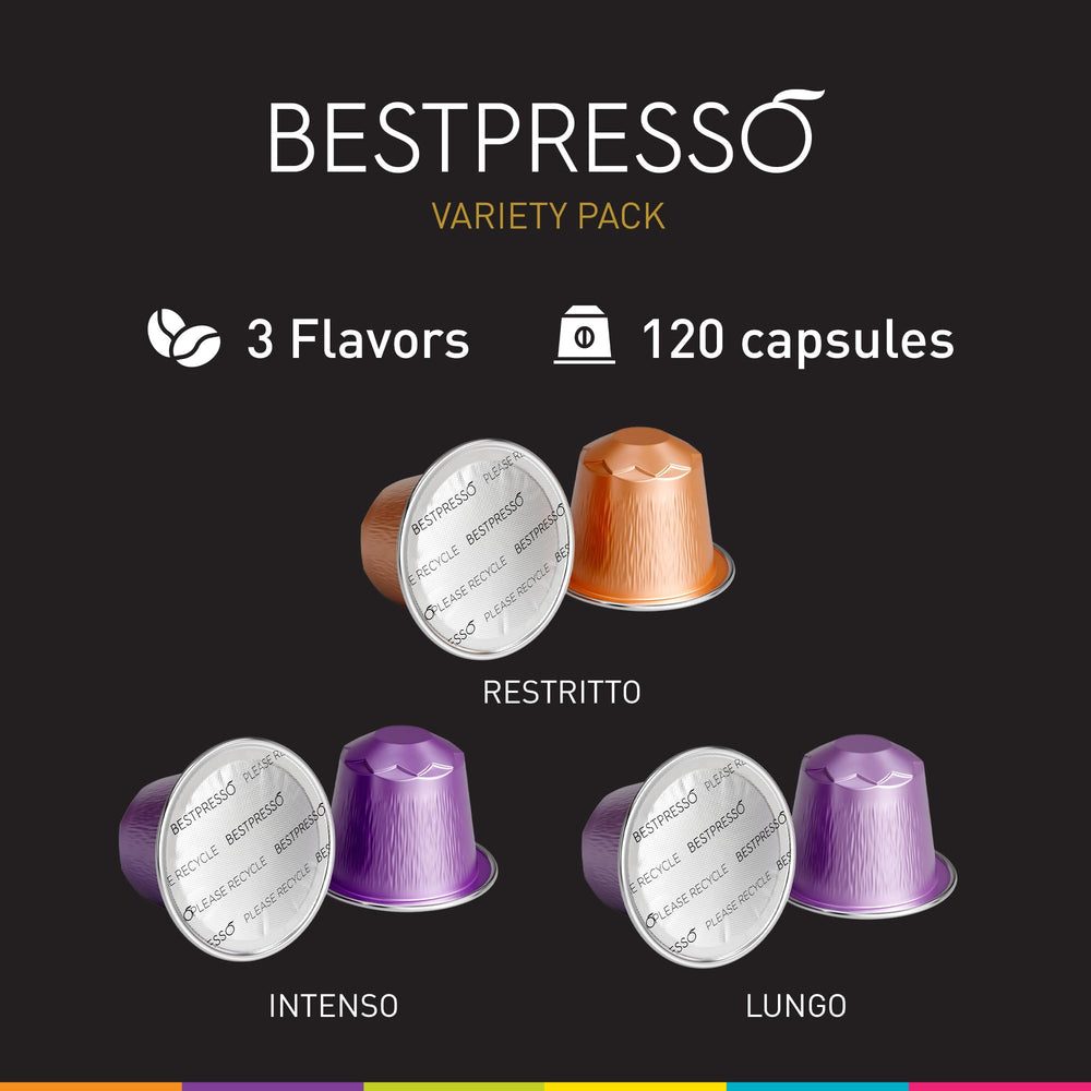 Bestpresso capsule close-up revealing texture and seal, ensures freshness