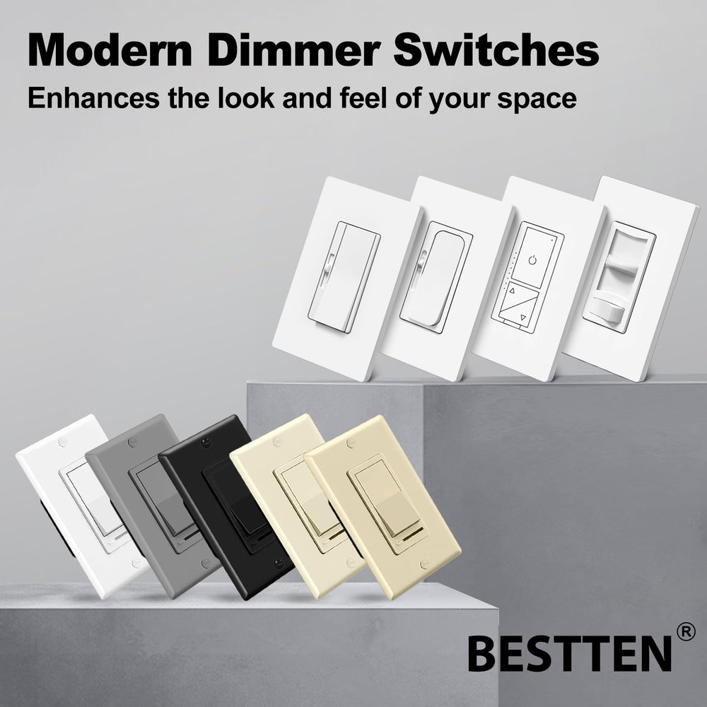BESTTEN two unboxed dimmers laid out to show components and build quality