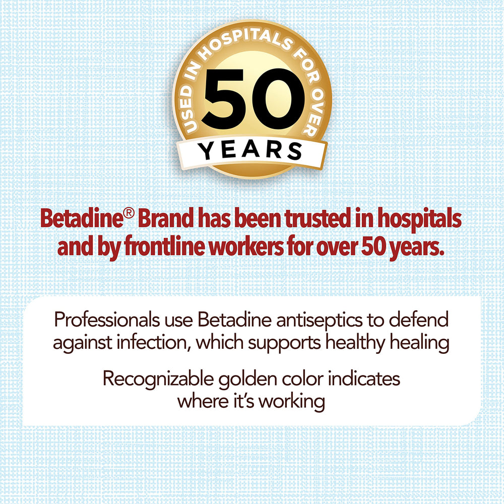 Betadine bottles inside a first-aid kit in lifestyle setting – ready for emergencies