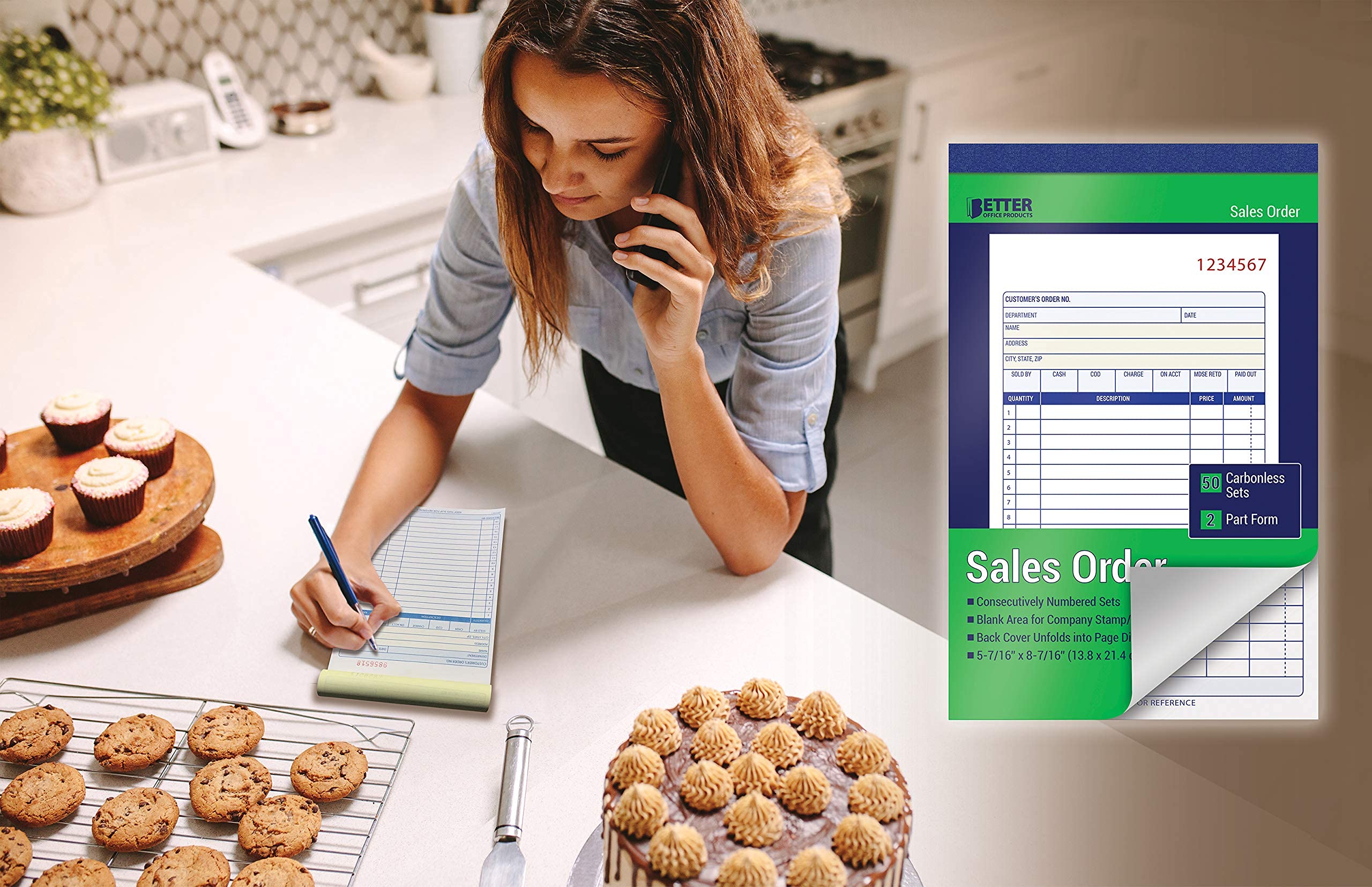 Better Office Products open form detail displaying fields and clear layout for fast entry