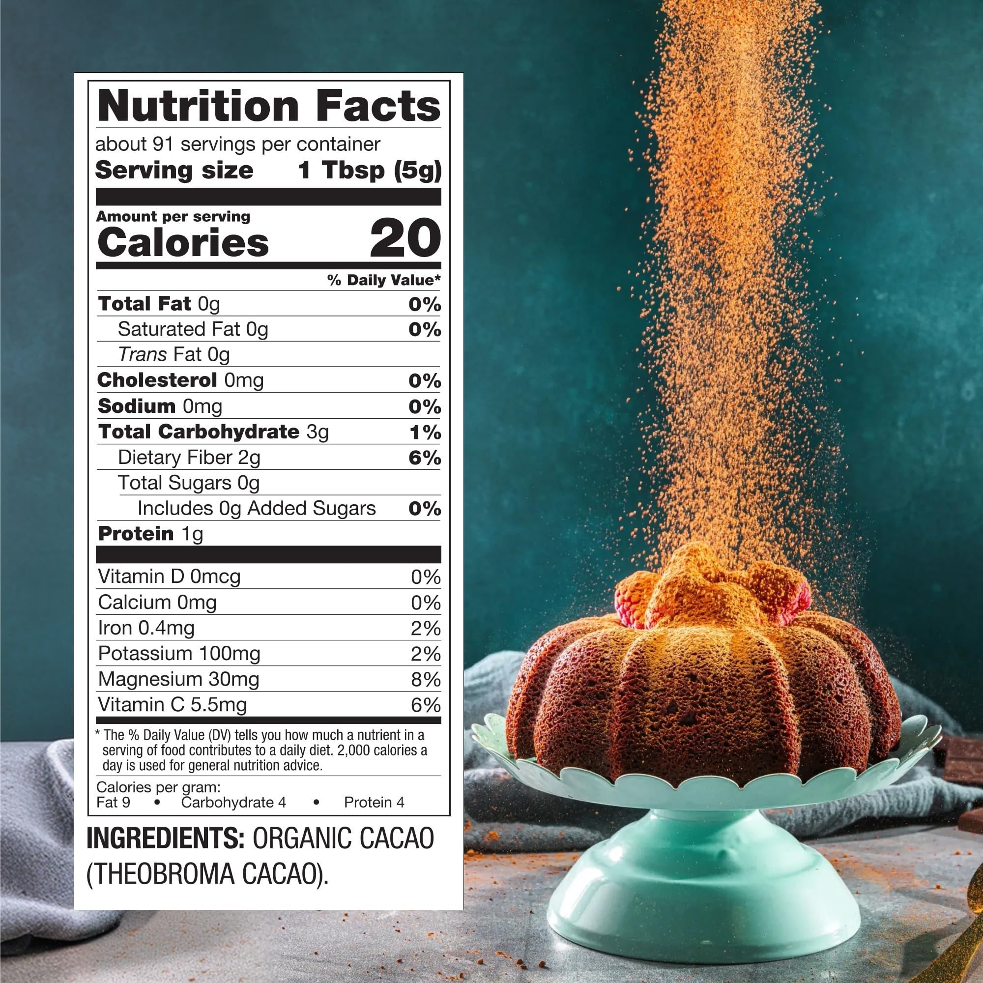 BetterBody Foods 1 lb bag beside a ruler for scale showing pantry-friendly 16 ounce size