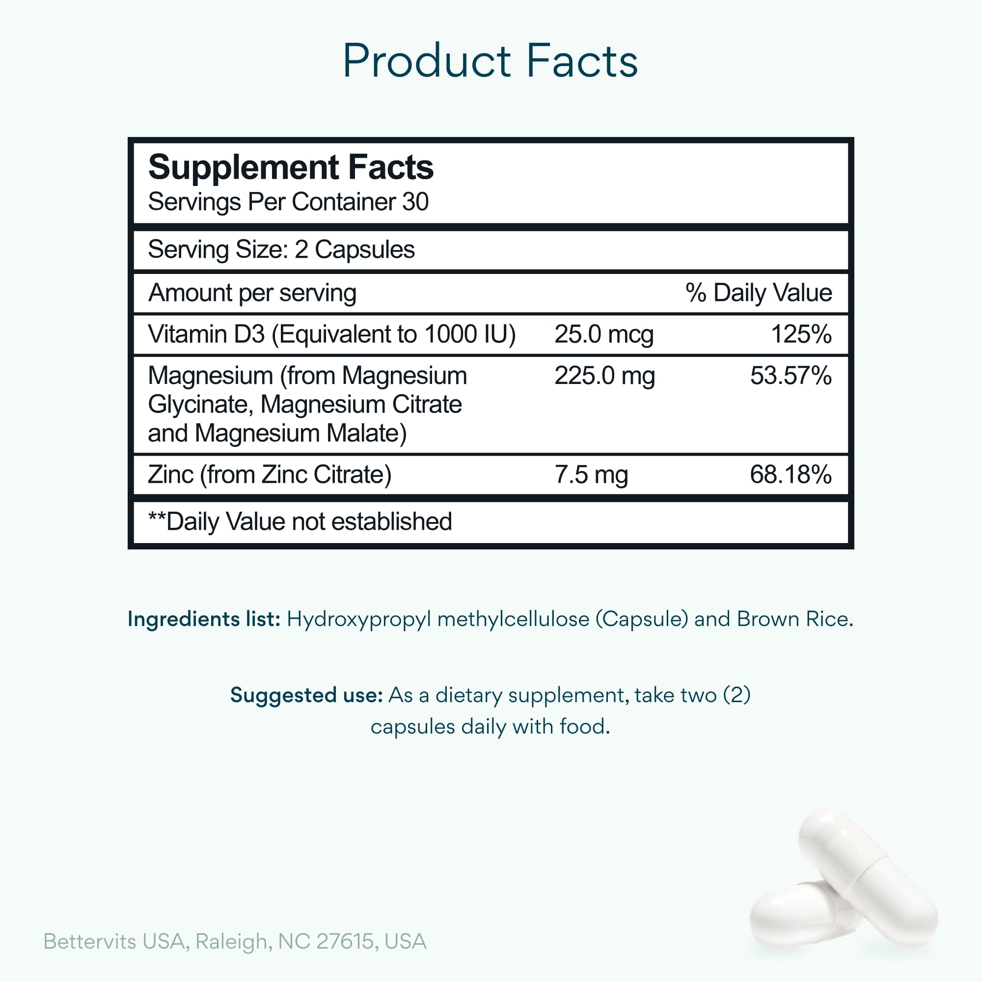 Bettervits capsule close-up highlighting smooth vegan capsule and easy swallowing benefit