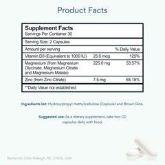 Bettervits capsule close-up highlighting smooth vegan capsule and easy swallowing benefit
