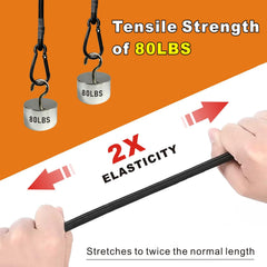 BEXSLE close-up of aluminum carabiner hook highlighting rust resistance and secure latch