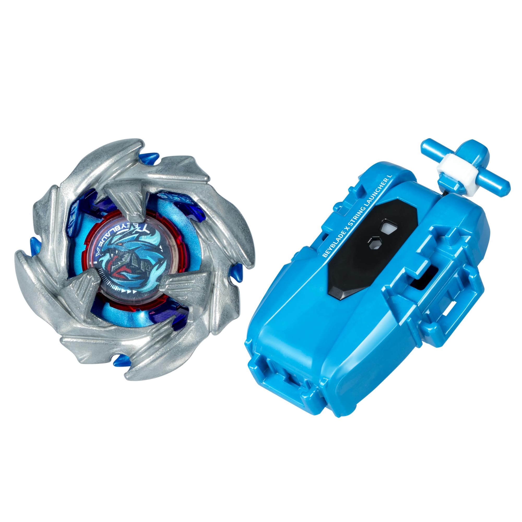Beyblade Cobalt Dragoon app scan code close-up linking toy to digital play