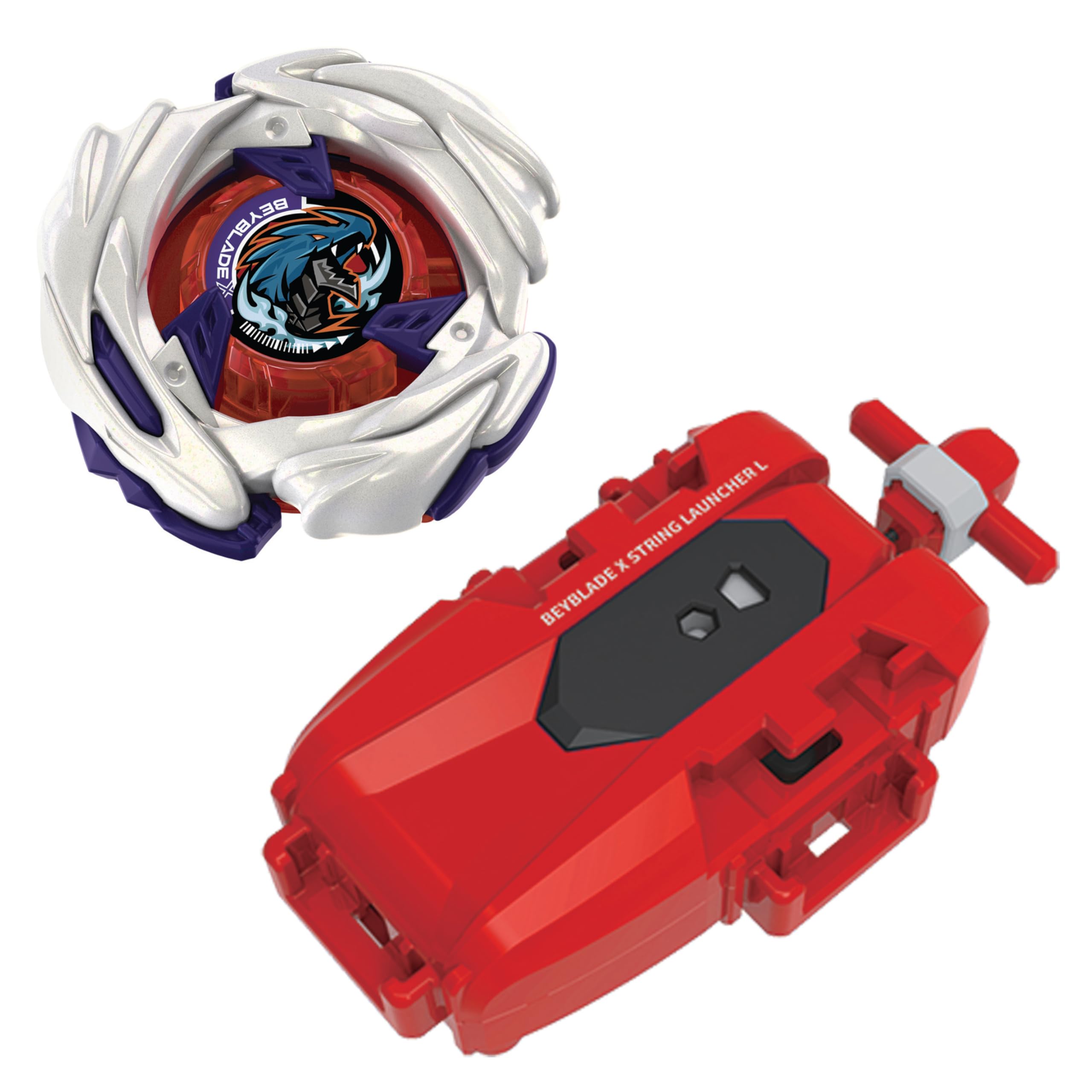 Beyblade left-spin string launcher full view for fast, consistent launches