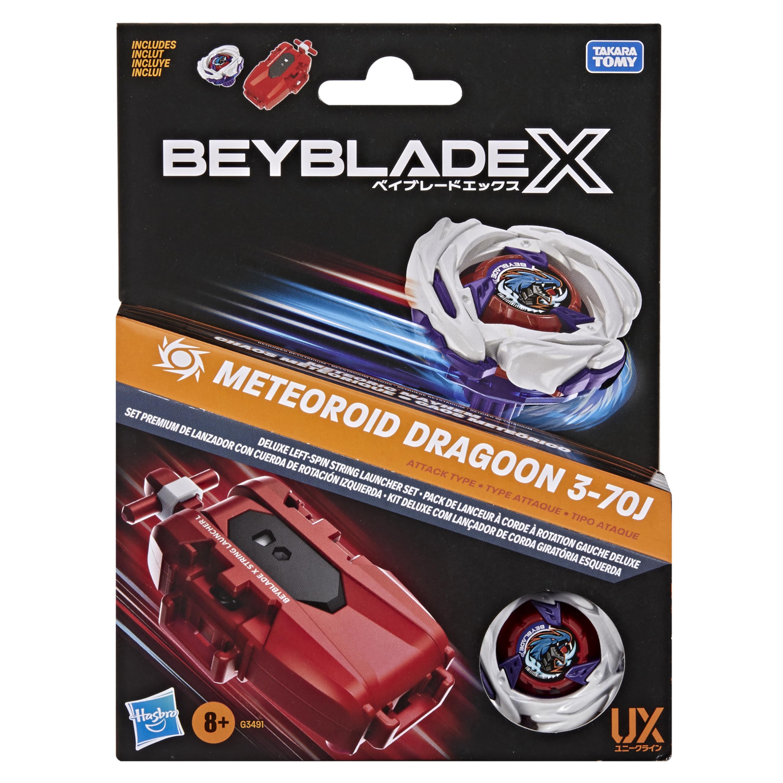 Beyblade battle in Beystadium highlighting X-Celerator engagement excitement