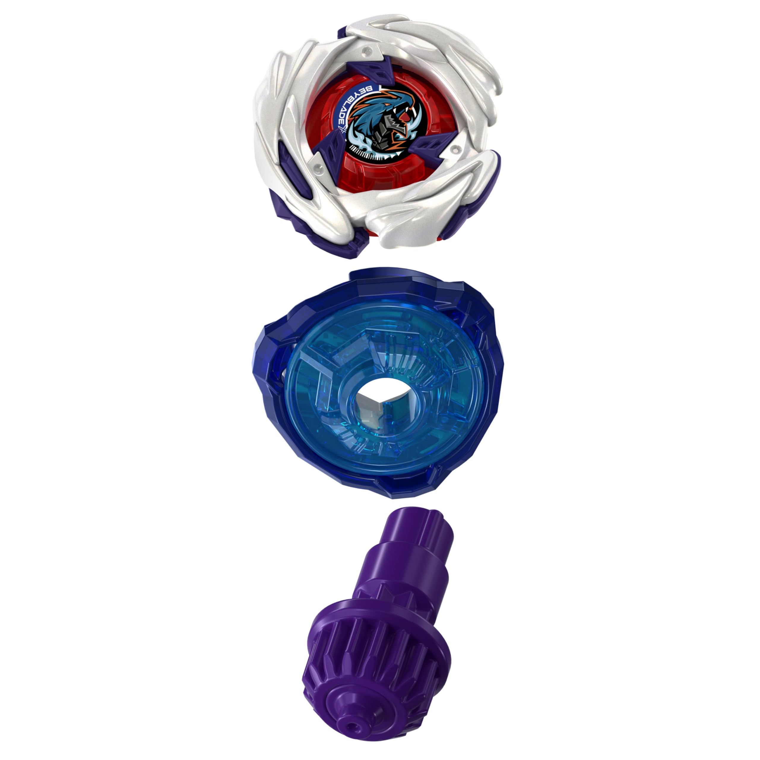 Beyblade top beside ruler showing size and scale for clarity