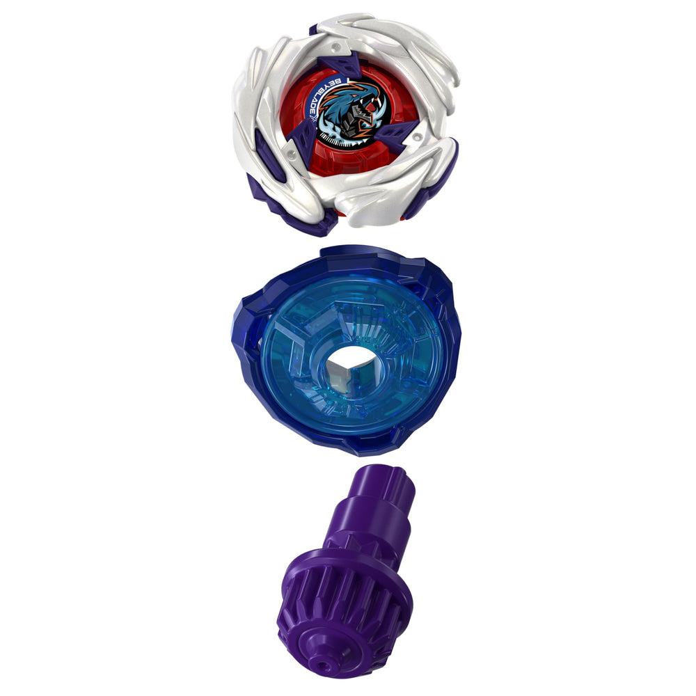 Beyblade top beside ruler showing size and scale for clarity
