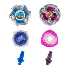 Beyblade X launchers with ripcords showing quick-fire setup for instant matches