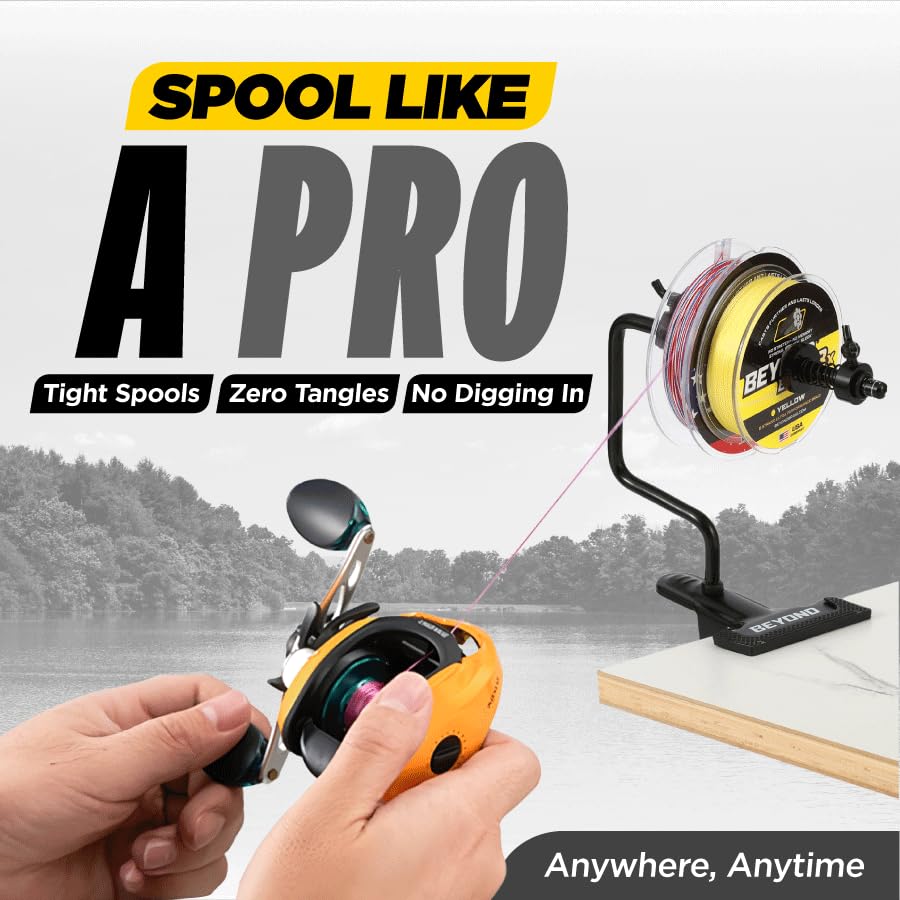 Beyond Braid close-up of heavy-duty clamp offering secure mounting to tables