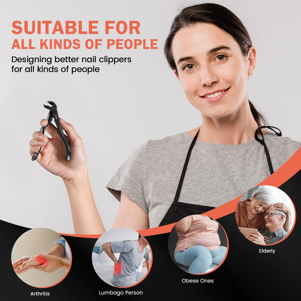 BEZOX held in hand to show scale and improved reach benefit