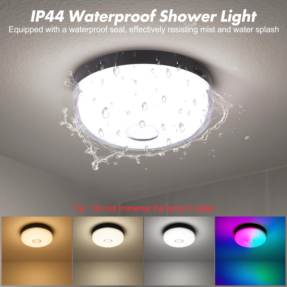 Bgmonster lifestyle bathroom setting showing mood lighting for a spa-like experience