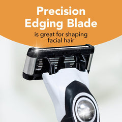 BIC Flex 5 precision edging blade close view for trimming tight spots