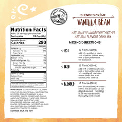 Visible vanilla bean flecks in the mix highlighting authentic vanilla flavor in Big Train