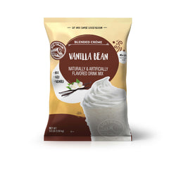 Big Train tub front view showing vanilla bean blend and branding for quick identification