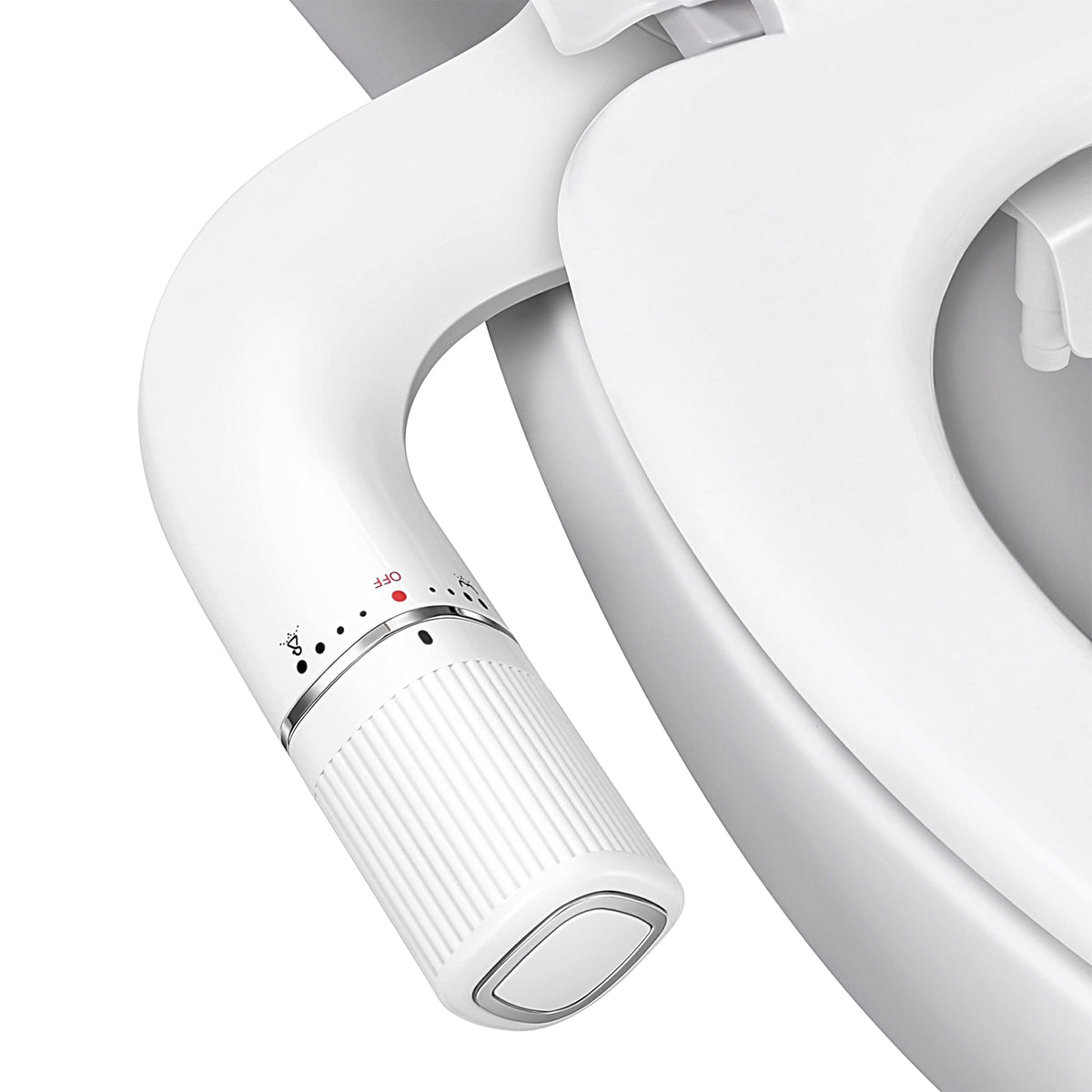 BIGCOW front view showing sleek silver finish and hygienic design benefit