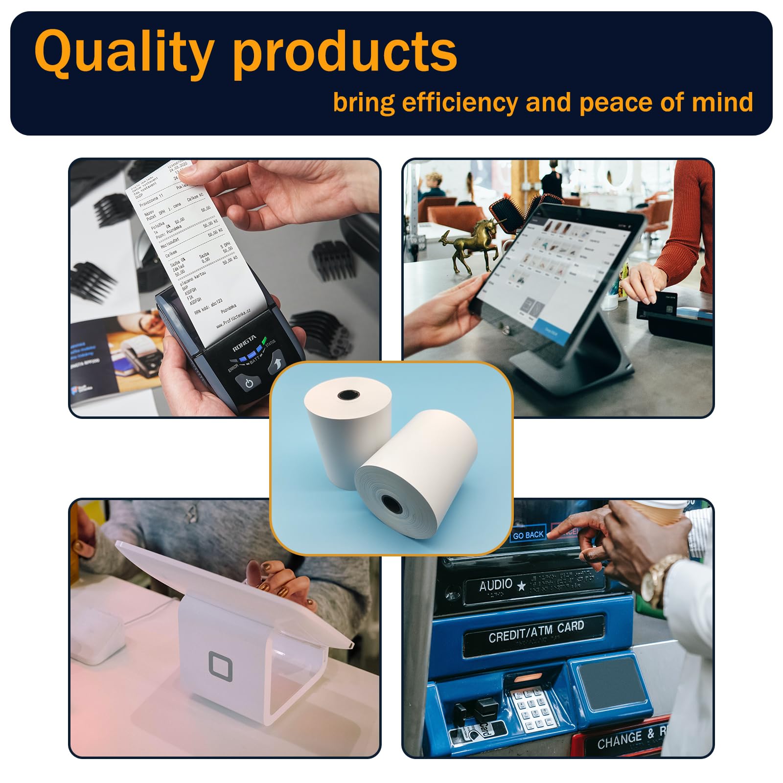 BIGGER sealed packs of five protecting rolls for better storage benefit