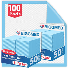 BIGGMED front packaging showing 100-count pack protecting supplies