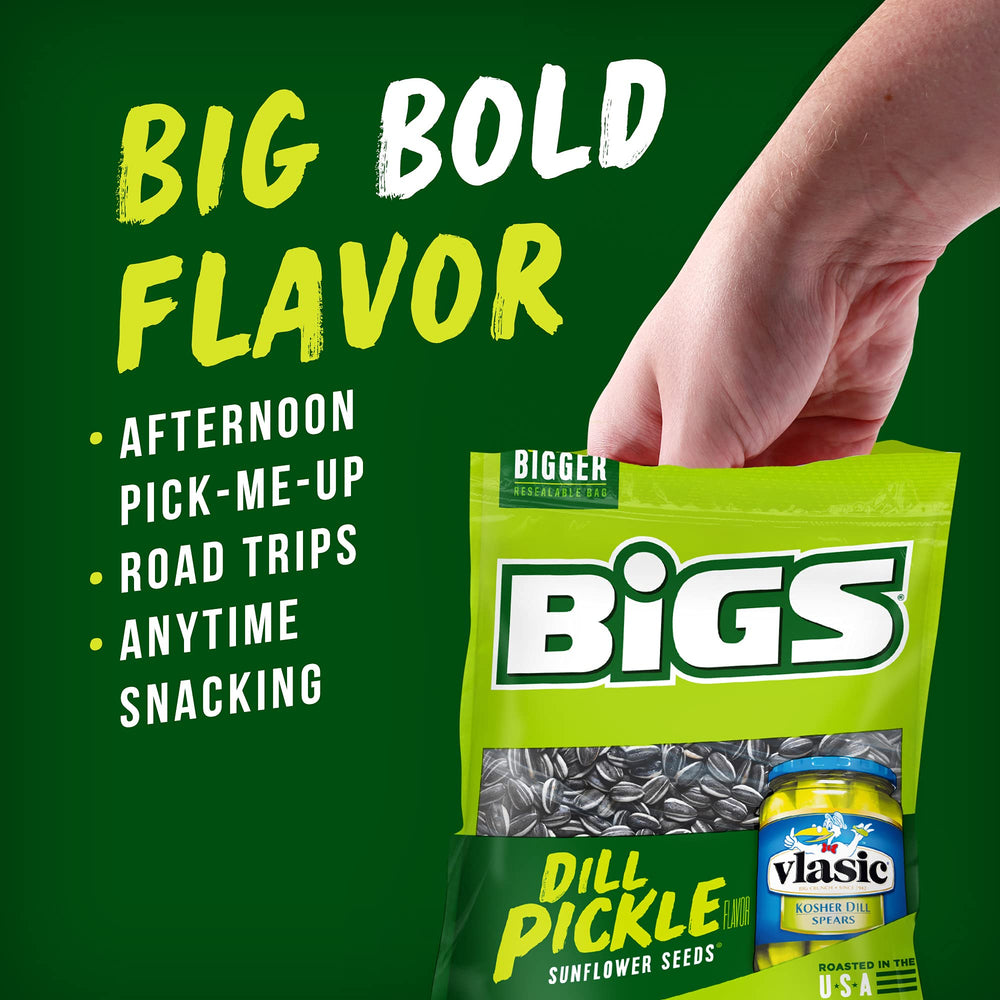 BIGS close-up of fire-roasted kernel texture highlighting extra crunch
