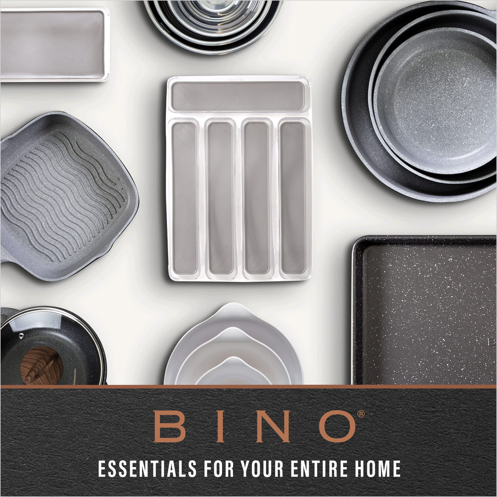 BINO in kitchen counter scene suggesting streamlined organization benefit