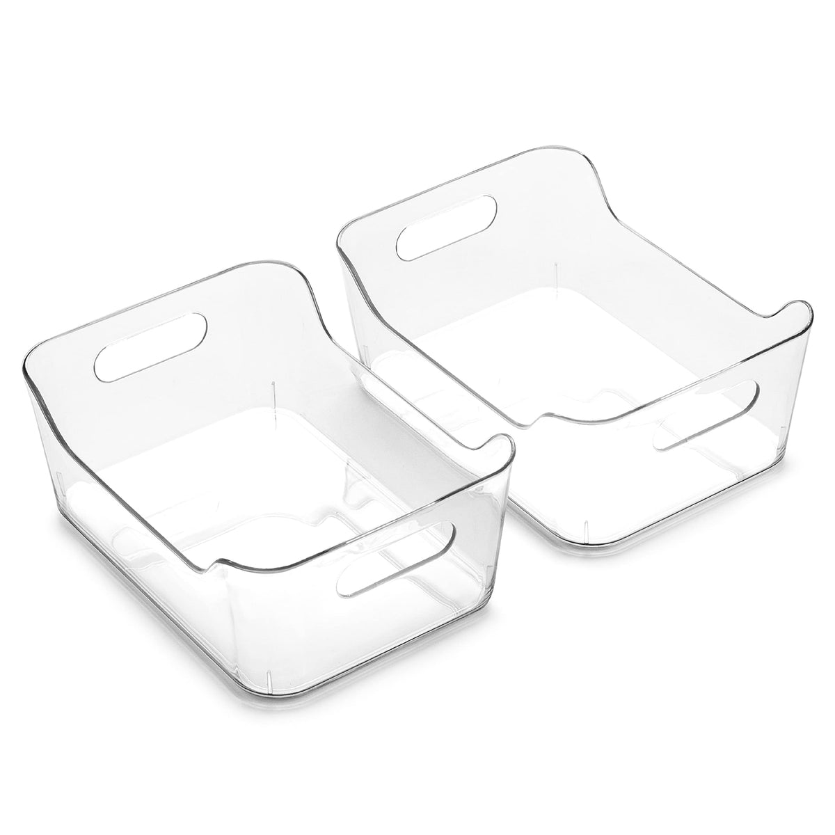 BINO small clear bin front packaging showing compact storage benefits