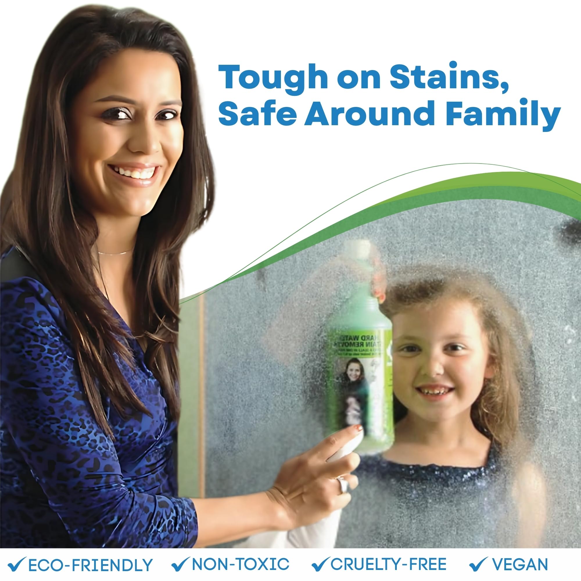 Close-up of Bio-Clean texture highlighting non-abrasive polish for safe surface care