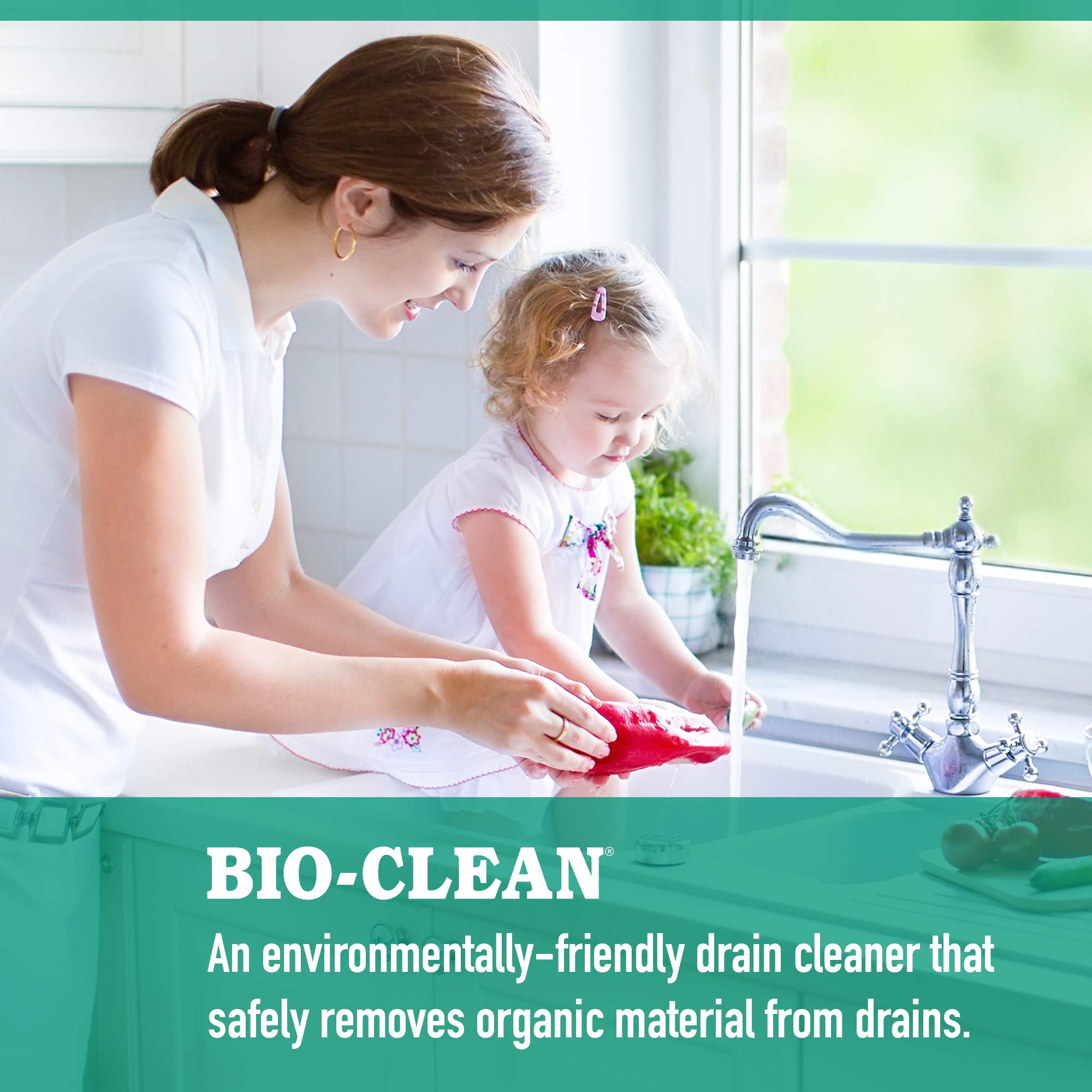 Bio-Clean two-pound can next to common objects showing compact size and value