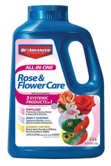 BioAdvanced front label on 4 lb bottle showing product name and benefit