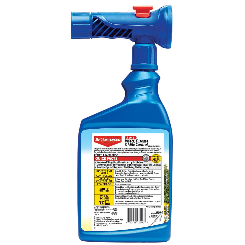 BioAdvanced nozzle close-up showing adjustable spray for precise application