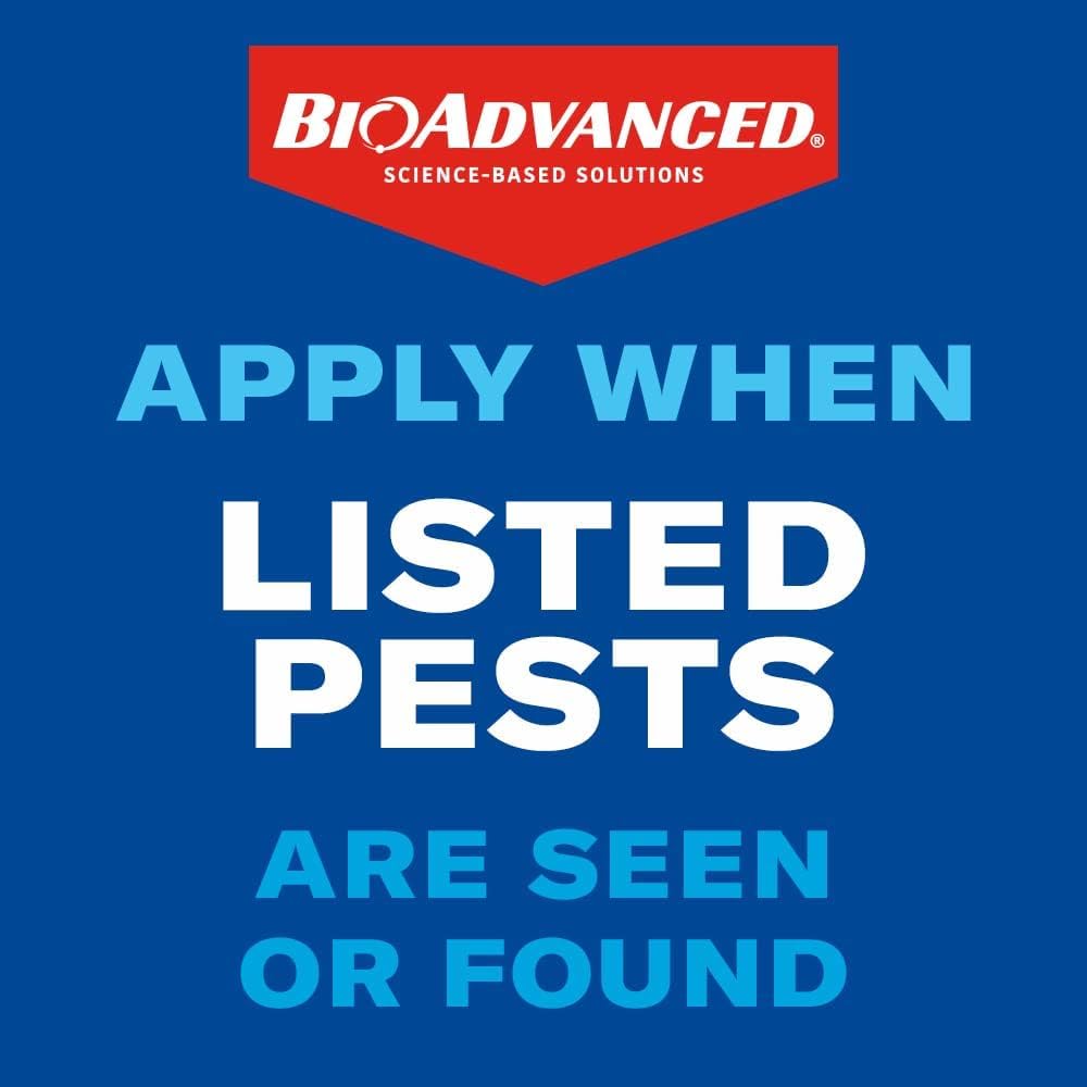 BioAdvanced 10 lb bag beside measuring tape to show scale and coverage