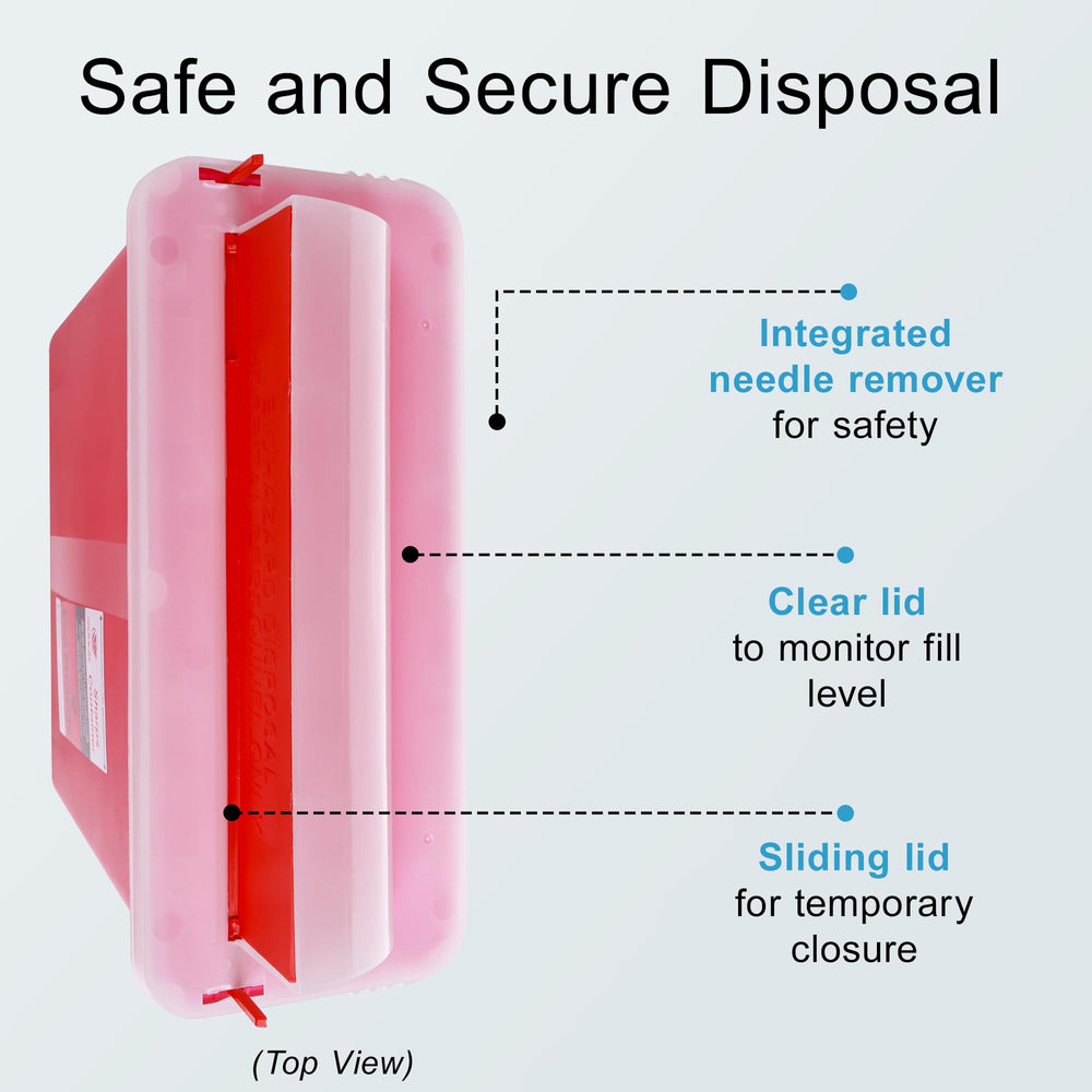 BioBox translucent fill window allows users to monitor capacity easily