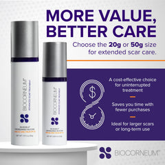 BIOCORNEUM SPF 30 label close-up highlighting sun-protection benefit