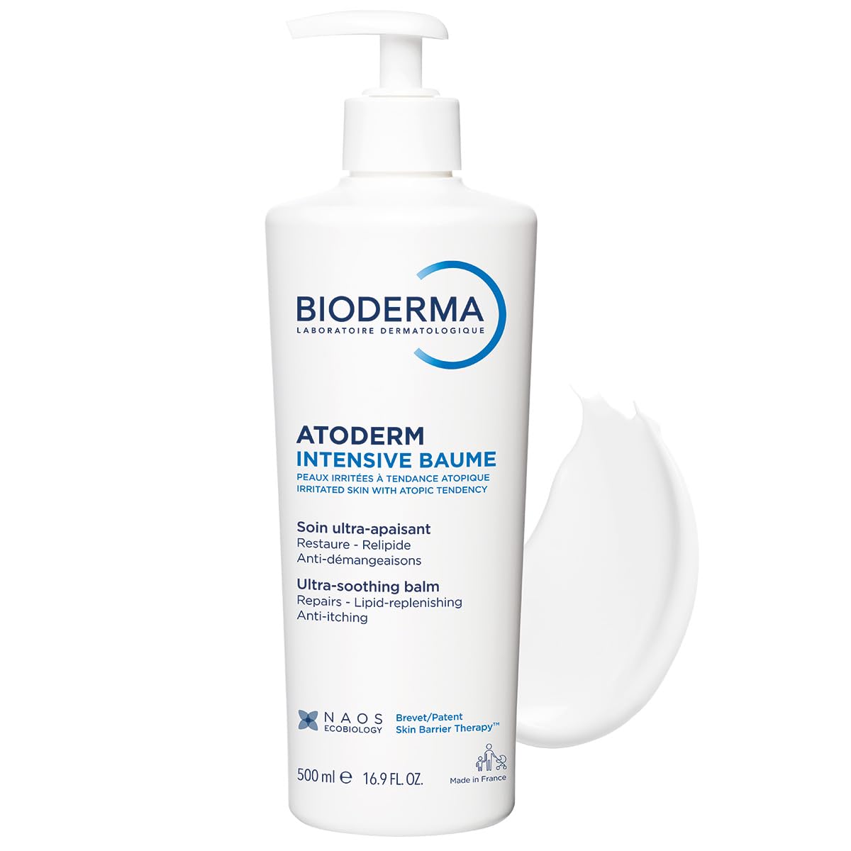 Bioderma Atoderm open cap with creamy texture demonstrating quick absorption benefit