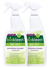 Biokleen front packaging showing two bottles and product benefit