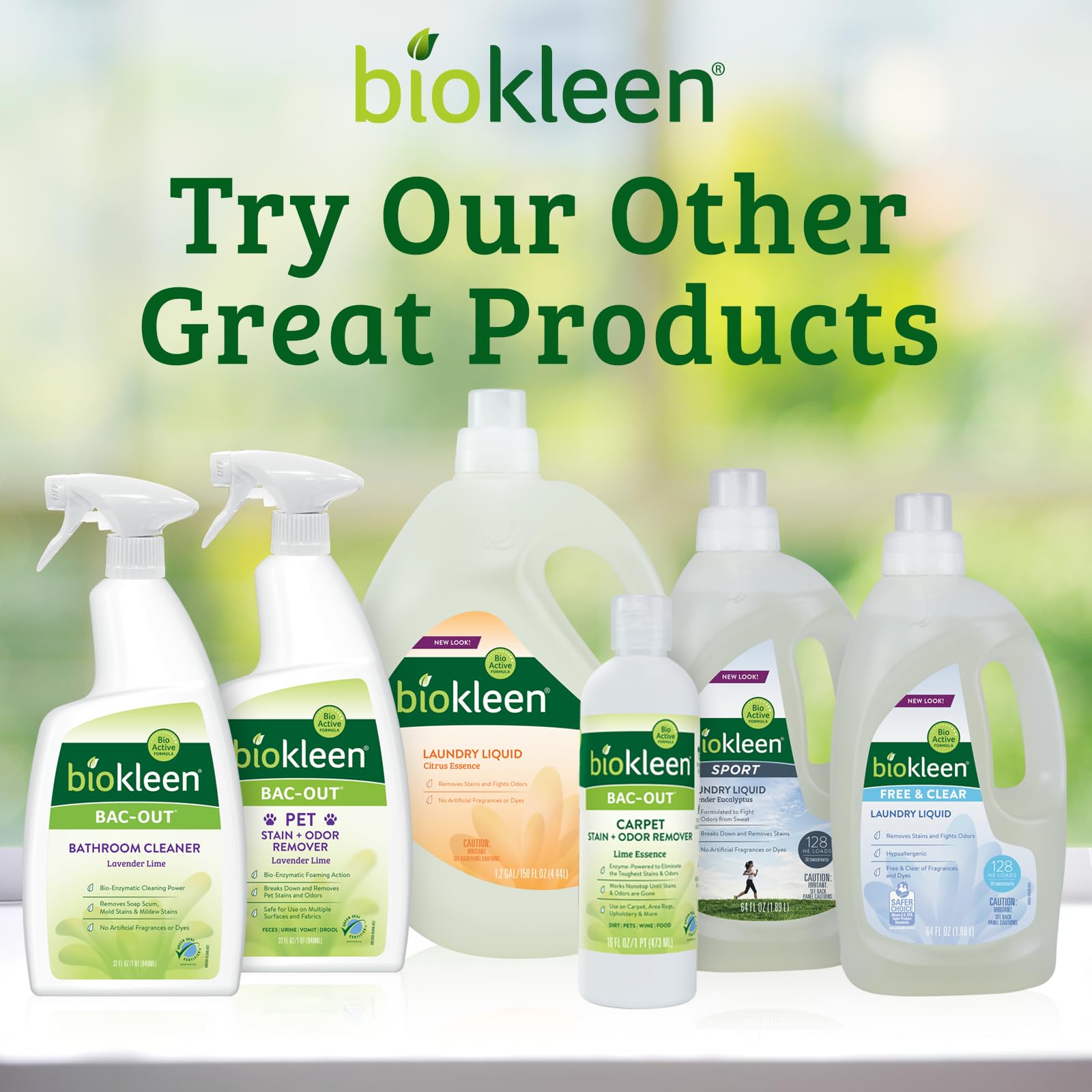 Biokleen Made in USA badge indicating domestic manufacturing advantage