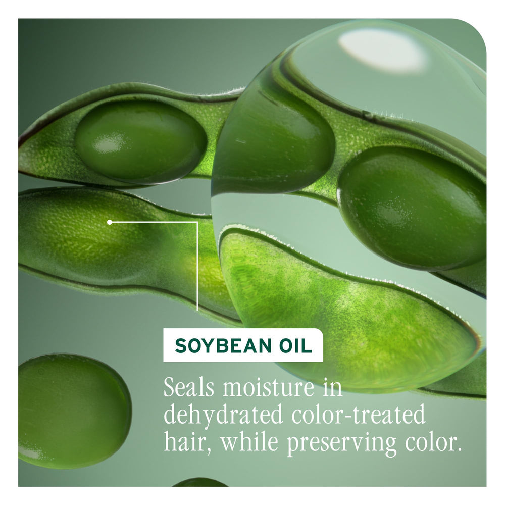 Biolage Color Last Conditioner spread through wet hair showing conditioning effect