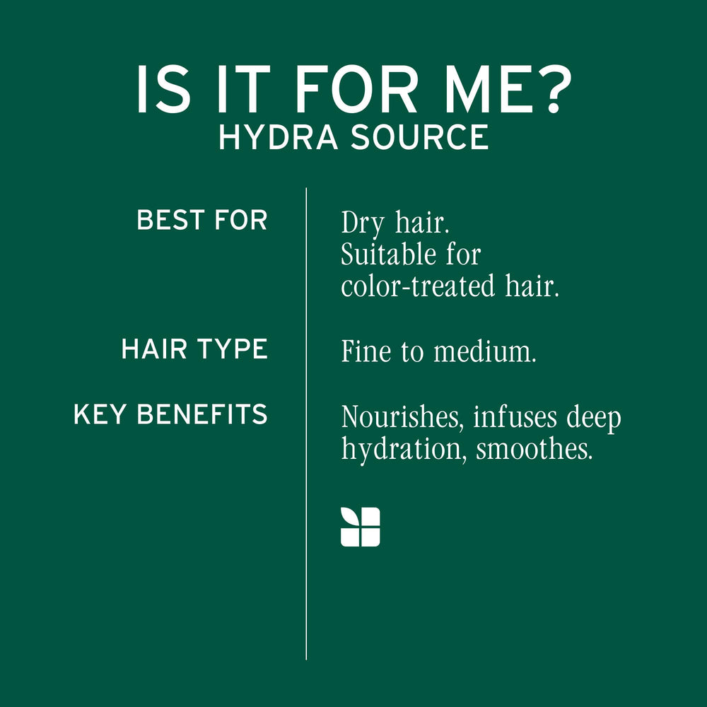 Biolage shampoo applied to wet hair for immediate hydration