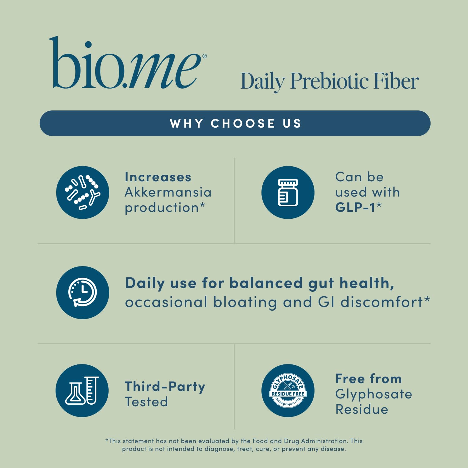 Bio.me label close-up with low FODMAP and vegan badges, reassuring dietary compatibility benefit
