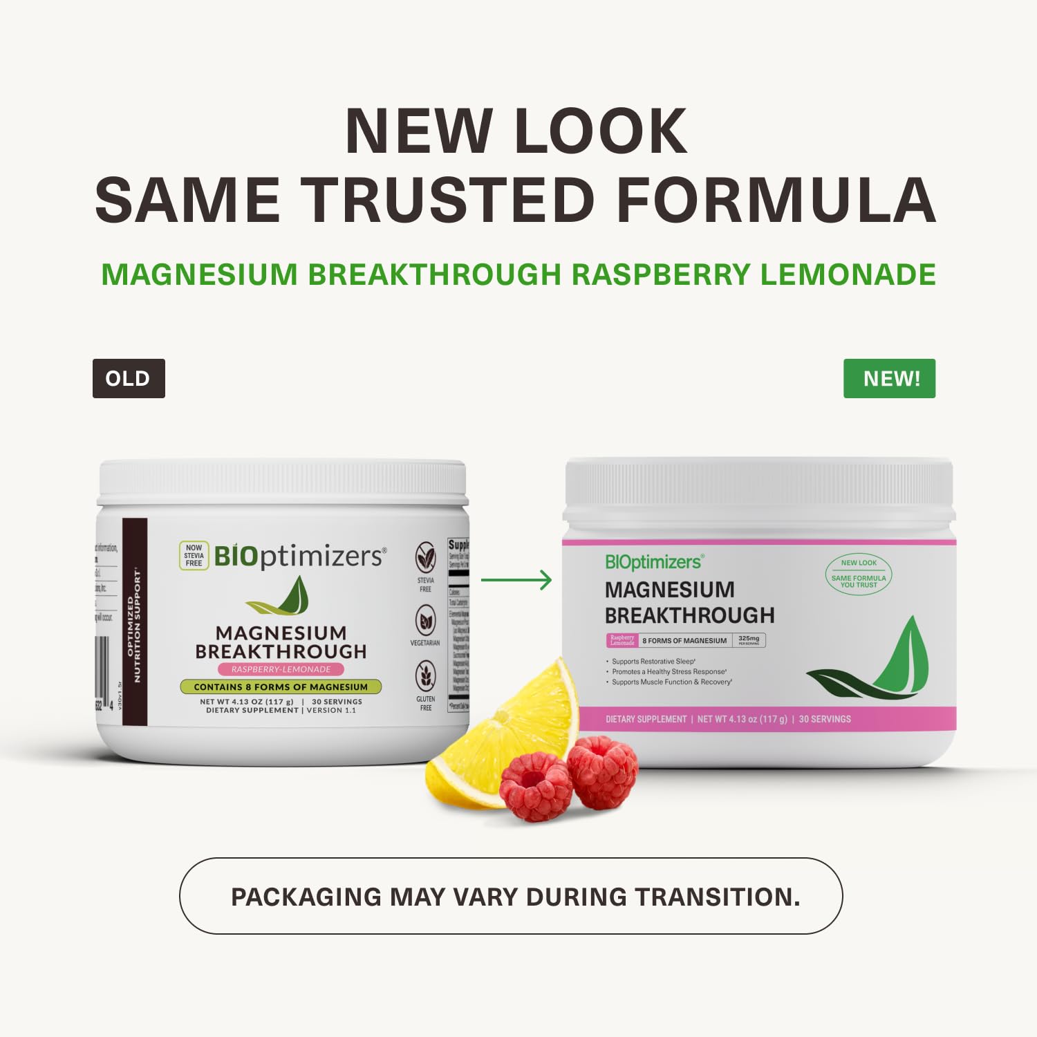 BIOptimizers powder texture close-up highlighting fine mixability and clean ingredients