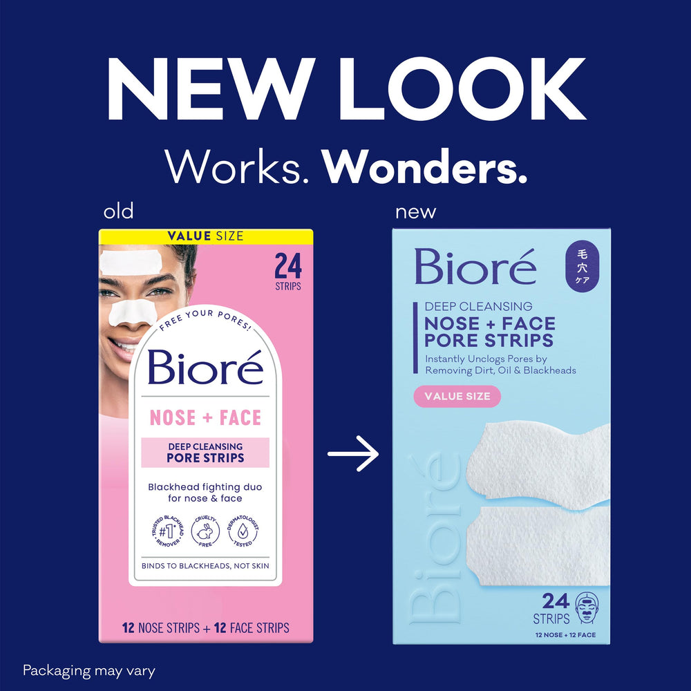 Bioré close-up strip texture highlighting adhesive design and grip