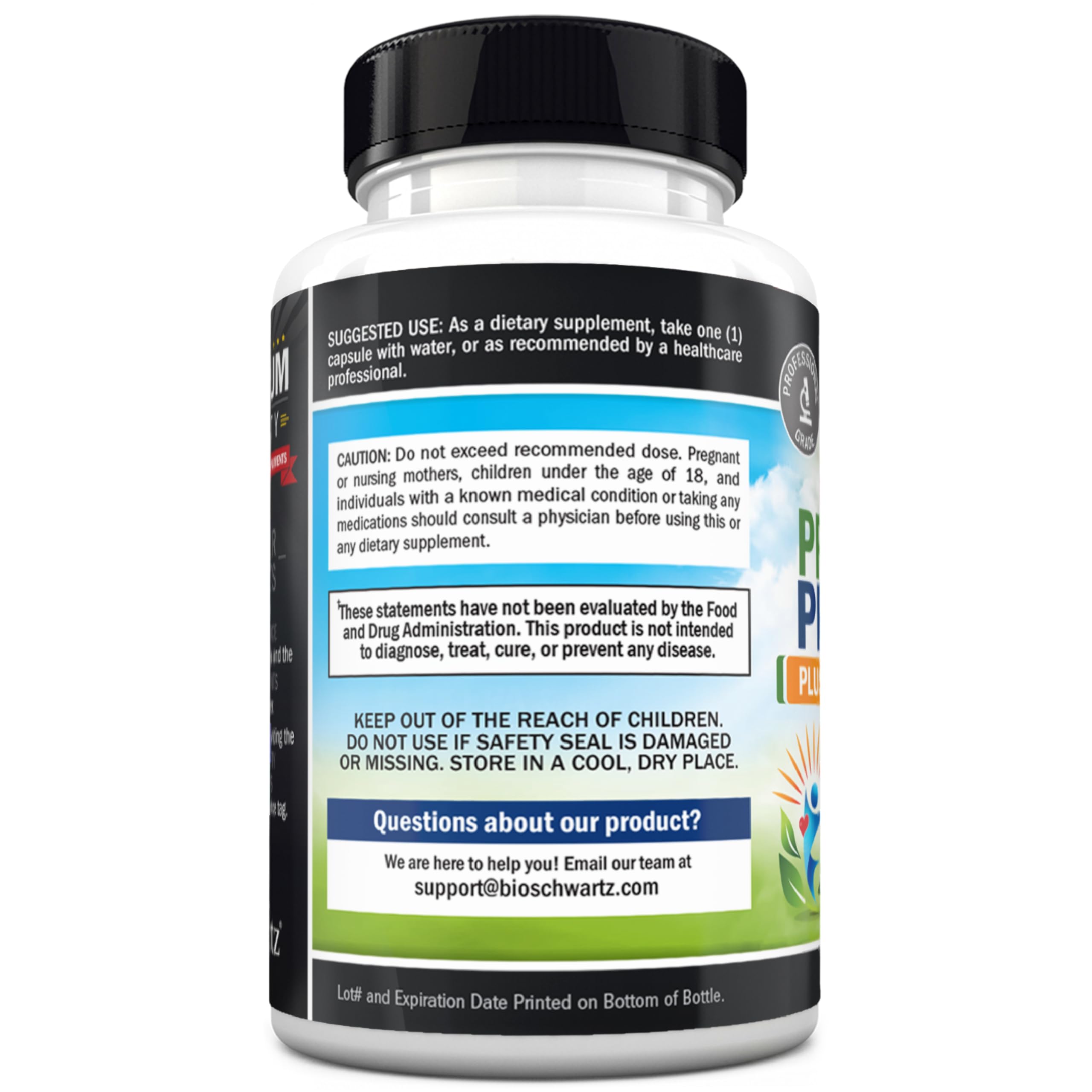 BioSchwartz capsule bottle on a breakfast table suggesting daily routine integration benefit