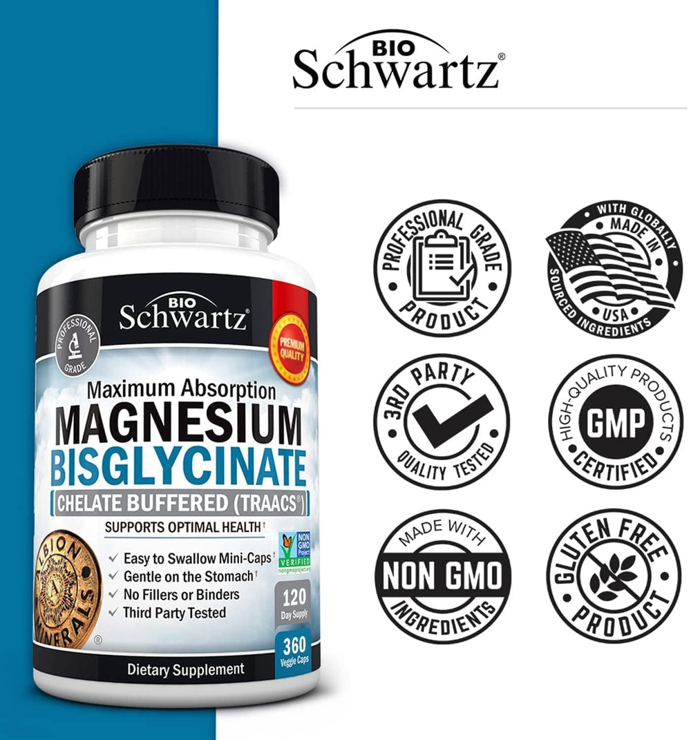 BioSchwartz bottle on kitchen table implying daily routine support