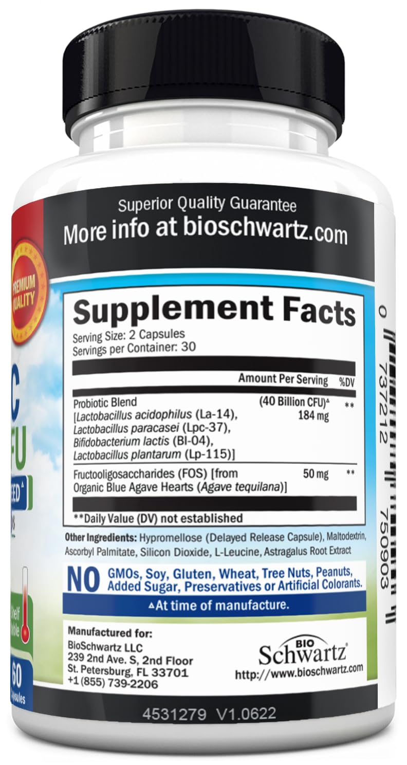 BioSchwartz capsule bottle packed in travel bag for on-the-go gut care